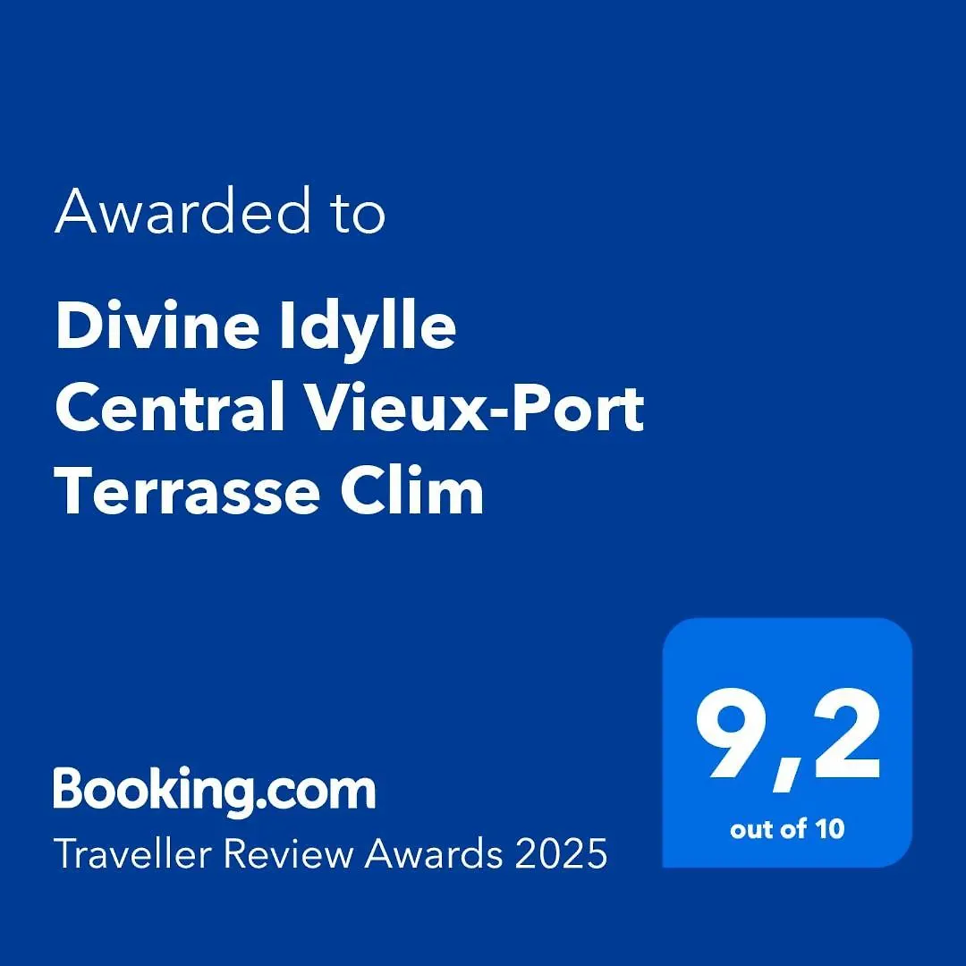 Divine Idylle Central Vieux-Port Terrasse Clim Marseille 0*,